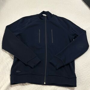 Lacoste Men’s Navy Full Zip Sweater, Size 4/M